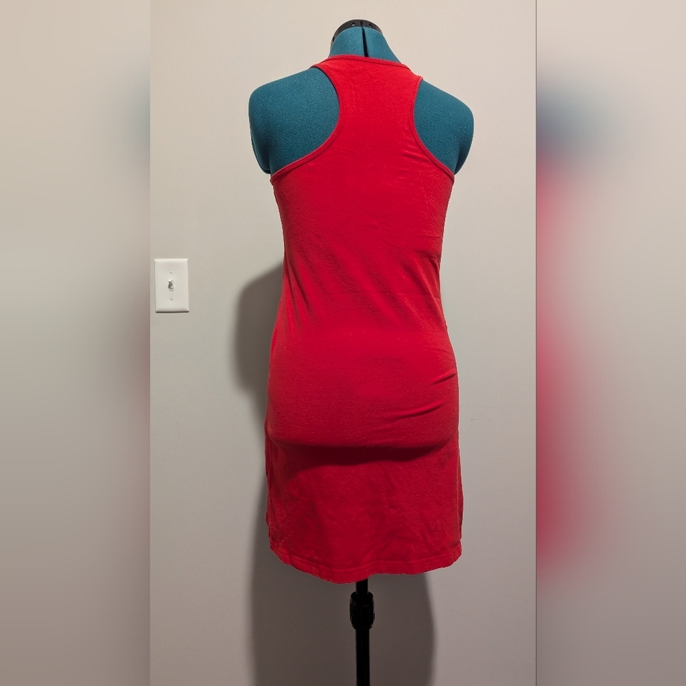 Women's NC State dress racerback tank top red stretchy 34" sz Small - Picture 3 of 4